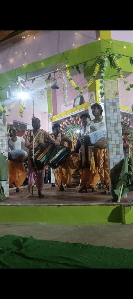 धूलट के साथ ही आंधारझोर में 24 प्रहर अखंड हरिनाम संकीर्तन संपन्न