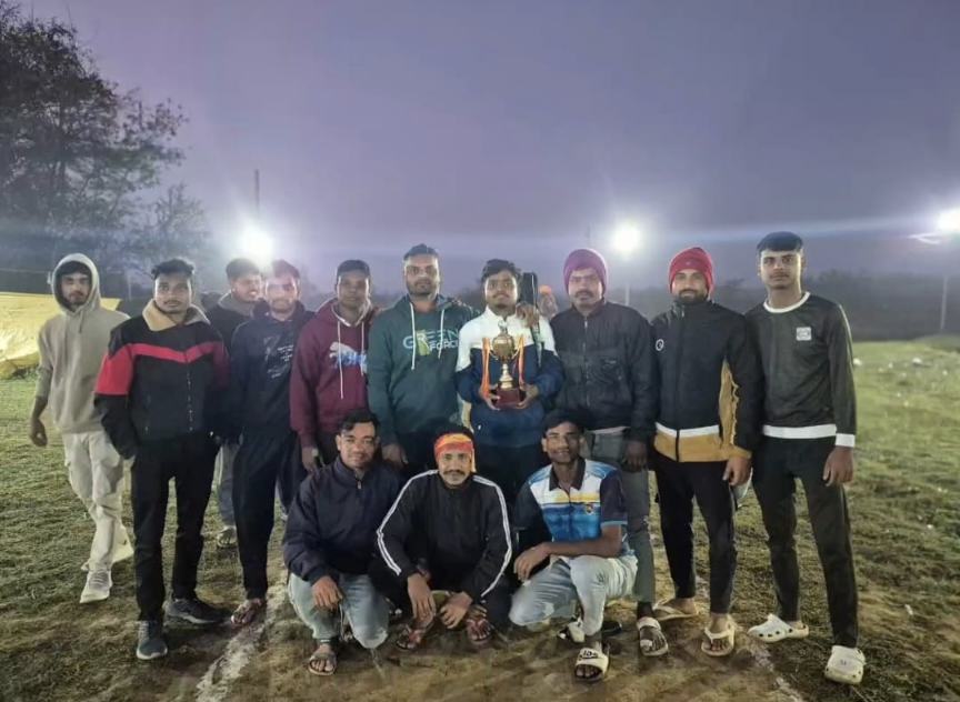 रसिकनगर में नाइट शॉर्ट पिच क्रिकेट प्रतियोगिता संपन्न
