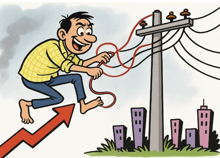 पटमदा में बिजली चोरी पर सख्ती, दो के खिलाफ मामला दर्ज, जुर्माना भी