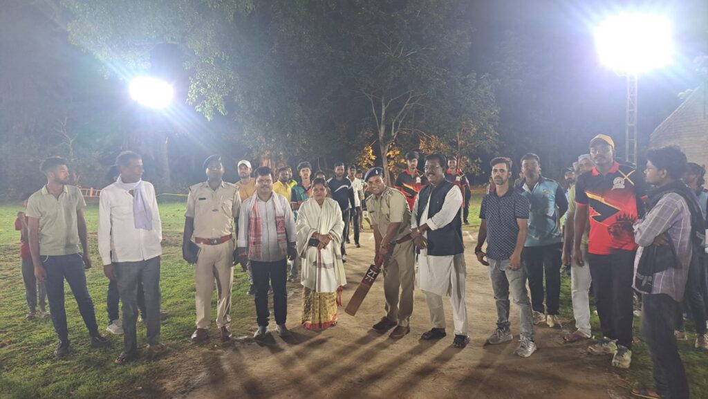 शिव चड़क पूजा के अवसर पर माचा में वन नाइट क्रिकेट टूर्नामेंट का शुभारंभ