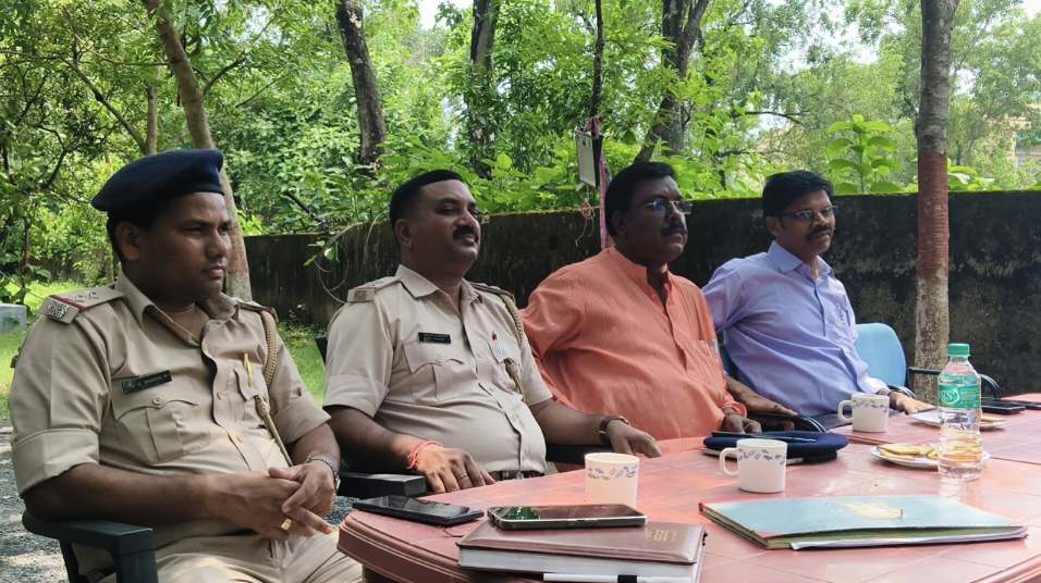 मुहर्रम को लेकर पटमदा थाना में शांति समिति की बैठक