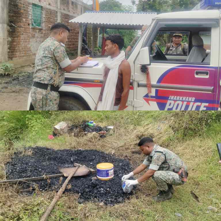 108 एंबुलेंस संचालक समेत तीन के खिलाफ एफआईआर के बाद जोड़सा में श्मशान से राख का नमूना किया एकत्र