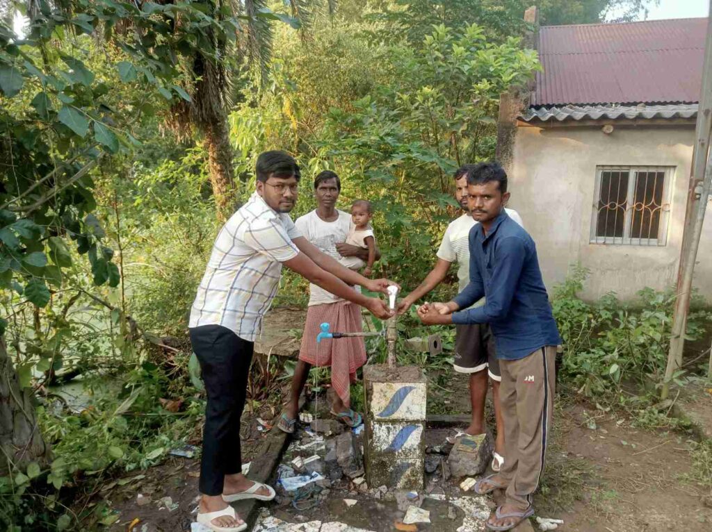 छह माह से खराब जलमीनार की मरम्मत, बांकादा के ग्रामीणों को मिली पेयजल संकट से राहत